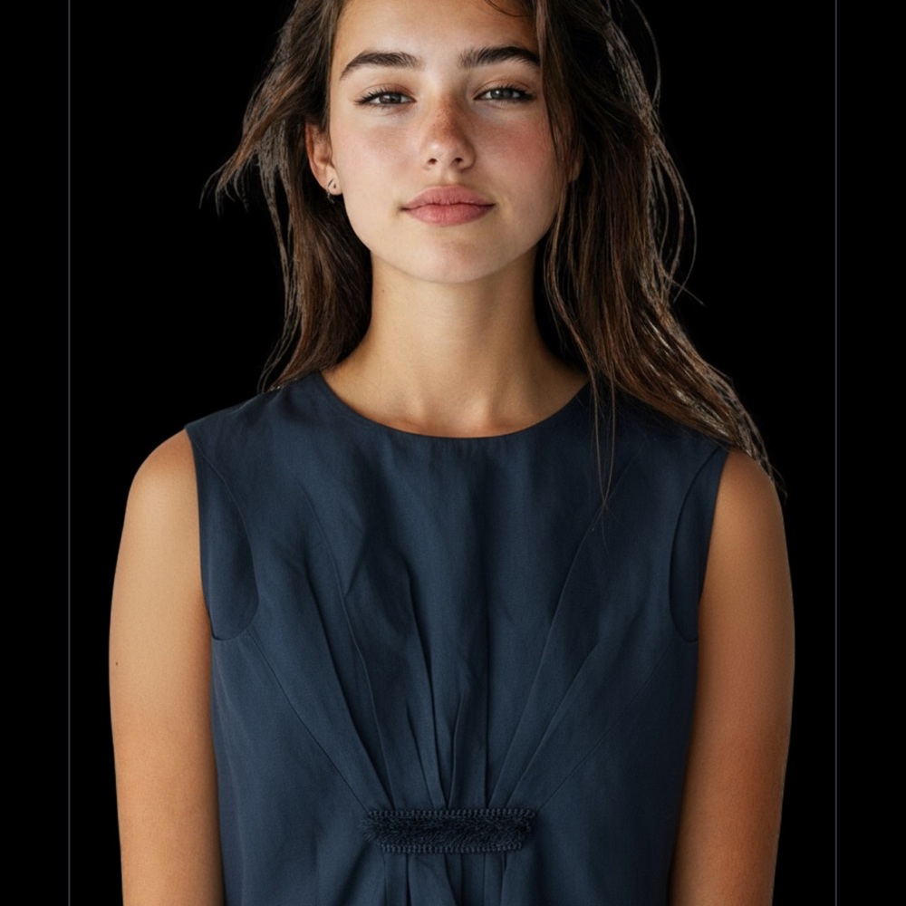 “THE ROW” Mink Trimmed Top - Black - Very Rare - Small (see Description) !!